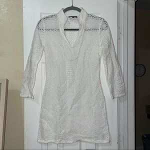 Sail to sable white eyelet dress